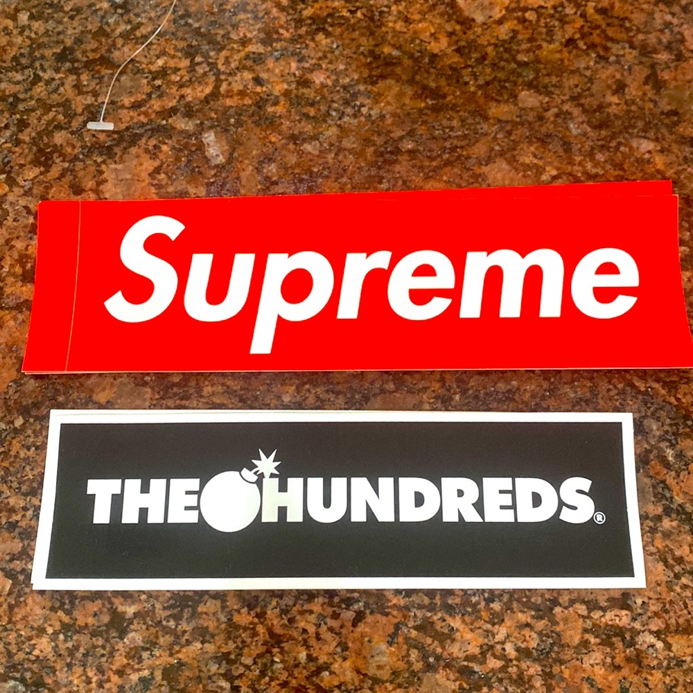 Supreme & The Hundreds sticker set